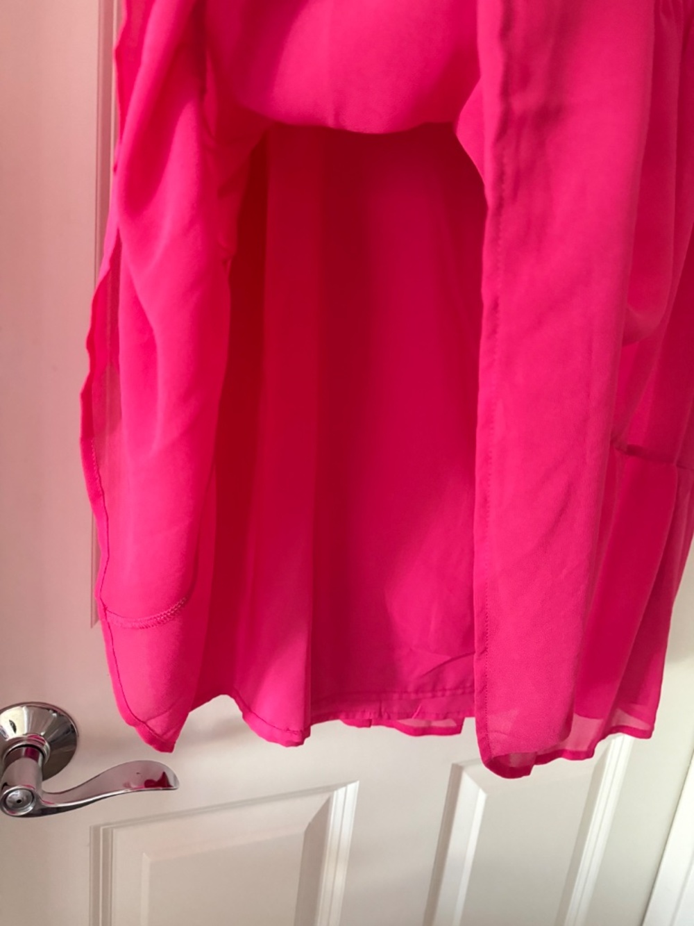 Sam Edelman Pink Ruffle Mini Dress - Picture 7 of 11